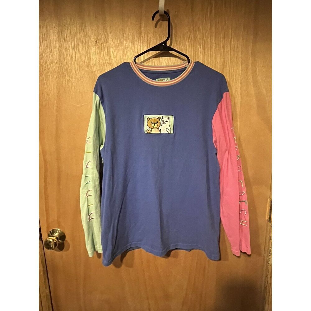 Teddy Fresh Rip And Dip Collab Long Sleeve‎ Large Shirt